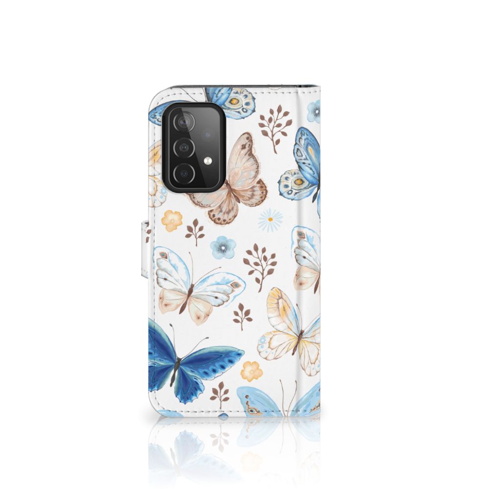 Telefoonhoesje met Pasjes voor Samsung Galaxy A52 Vlinder