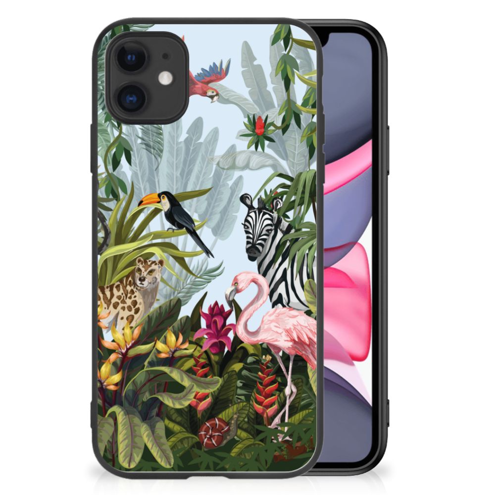Dierenprint Telefoonhoesje voor iPhone 11 Jungle