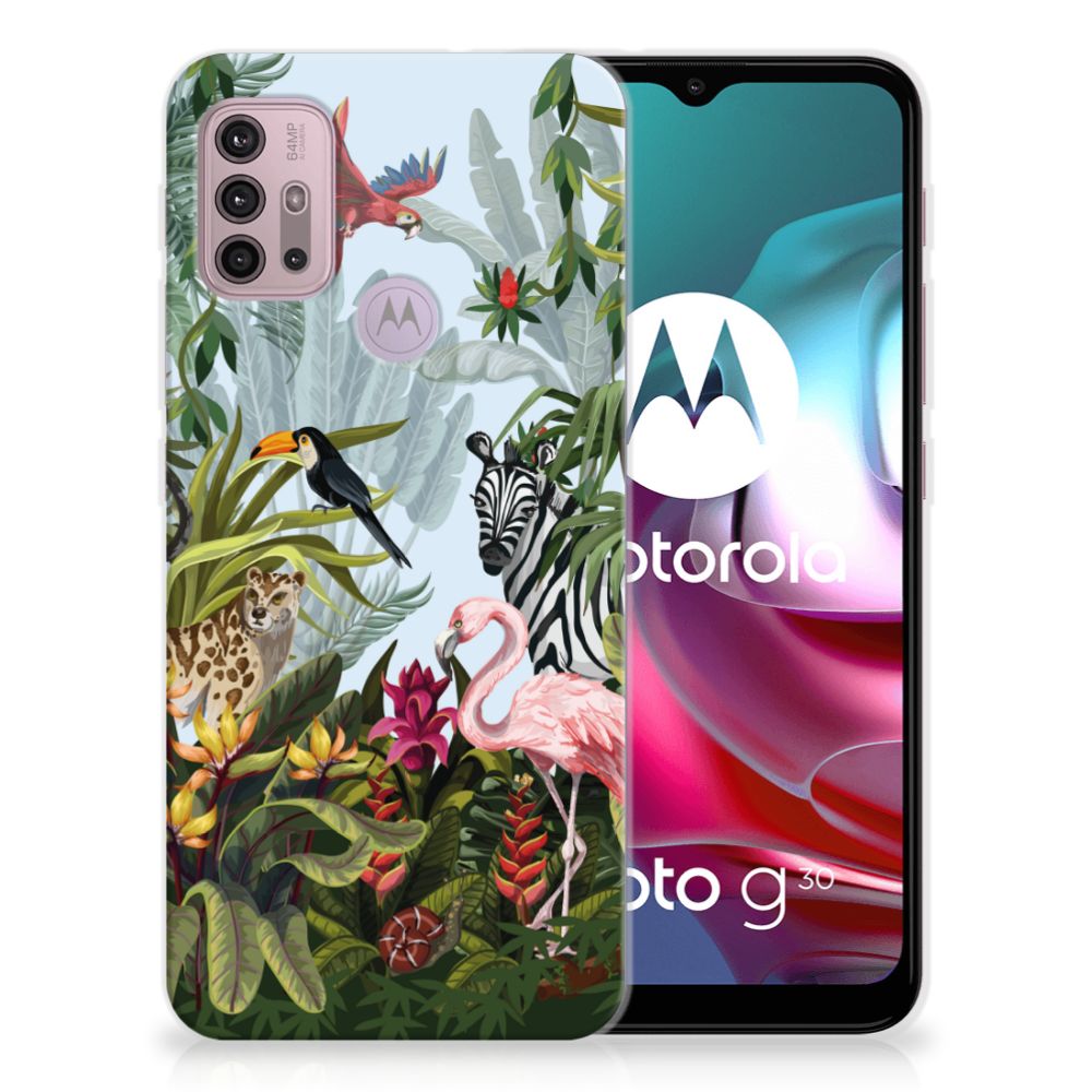 TPU Hoesje voor Motorola Moto G30 | G10 Jungle