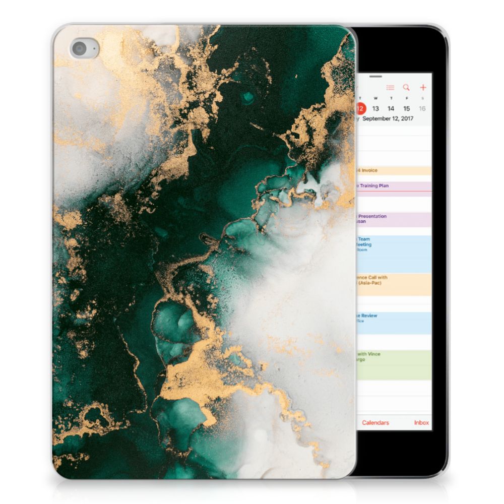 Tablet Back Cover voor Apple iPad Mini 4 | Mini 5 (2019) Marmer Groen