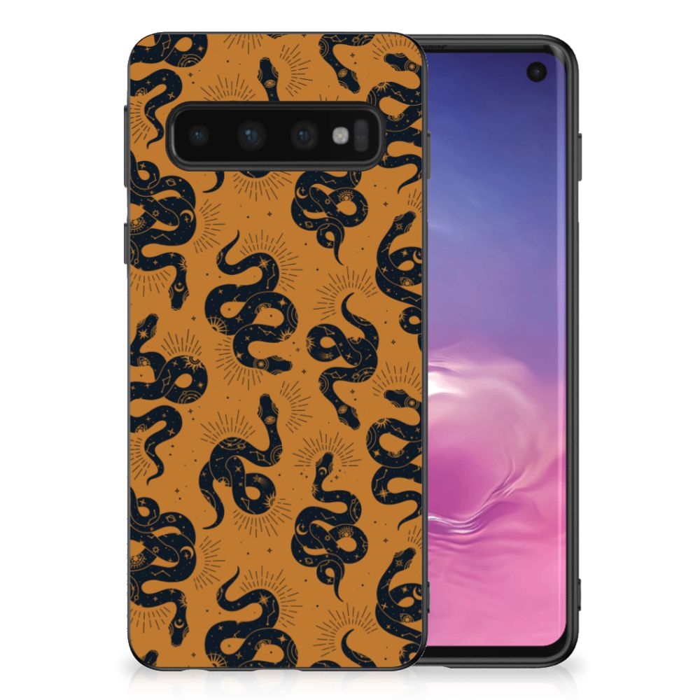 Back Cover voor Samsung Galaxy S10 Snakes