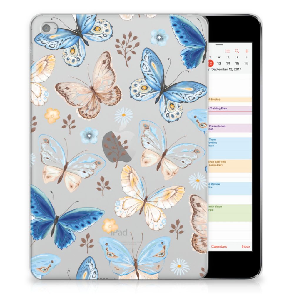 Back Case voor Apple iPad Mini 4 | Mini 5 (2019) Vlinder