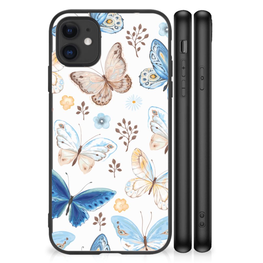 Dierenprint Telefoonhoesje voor iPhone 11 Vlinder