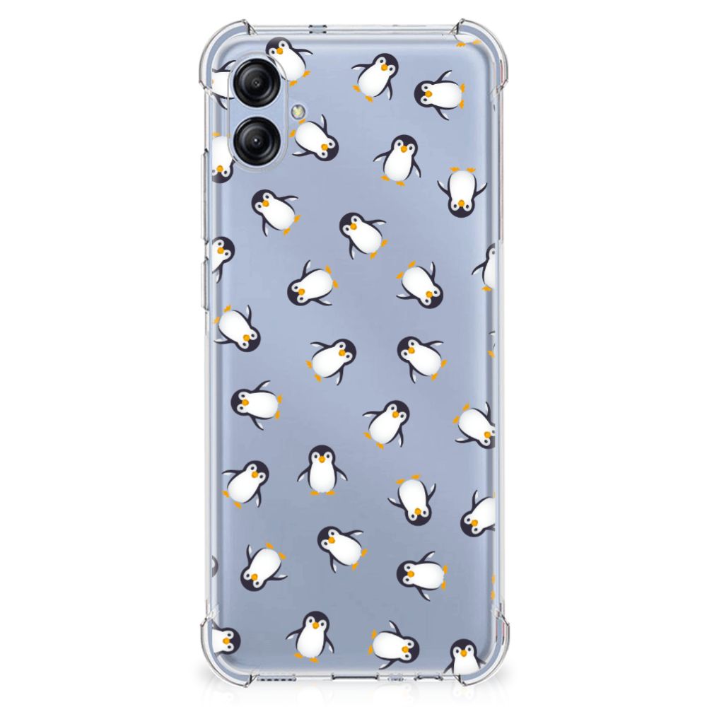 Doorzichtige Silicone Hoesje voor Samsung Galaxy A04e Pinguïn