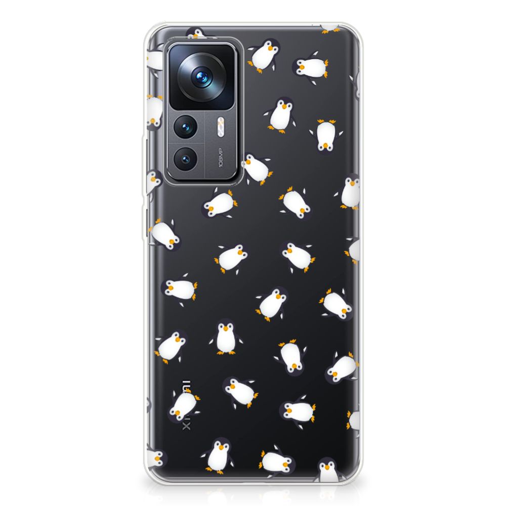 TPU bumper voor Xiaomi 12T | 12T Pro Pinguïn
