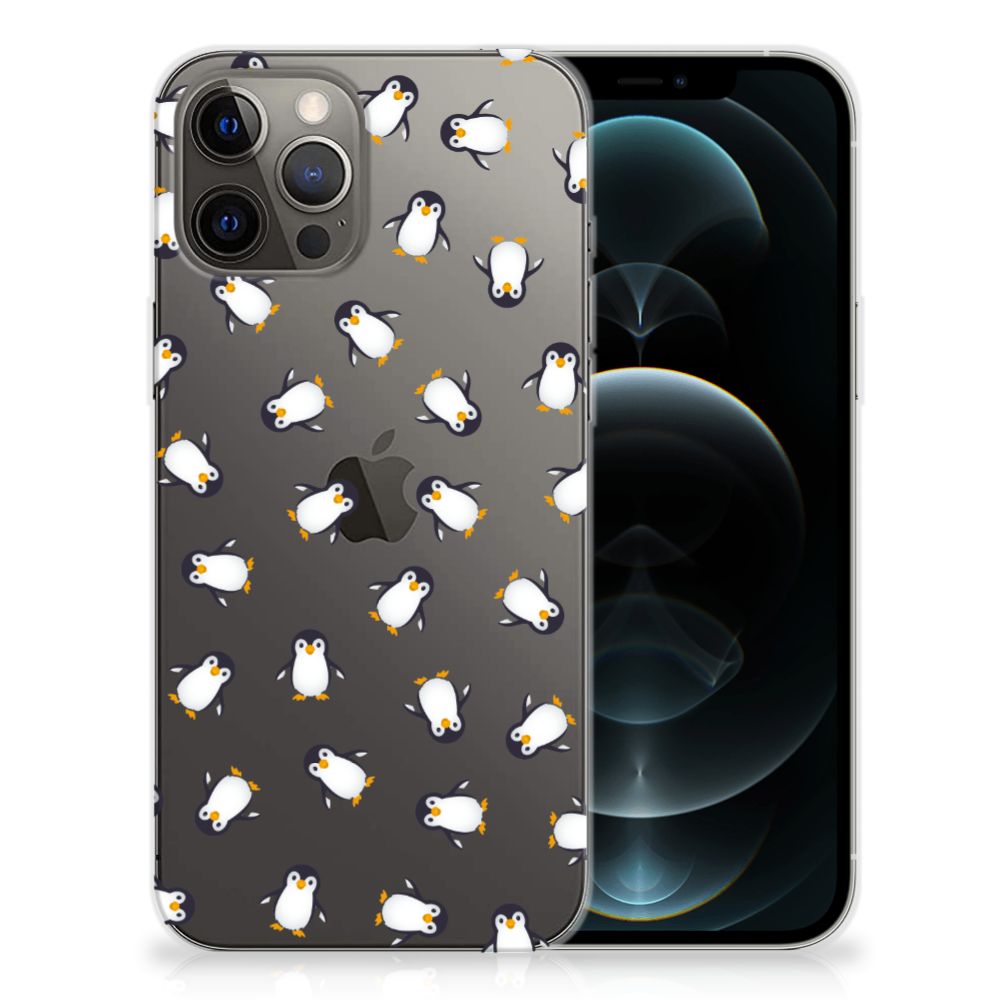 TPU bumper voor iPhone 12 Pro Max Pinguïn