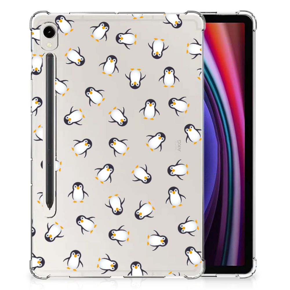 Hippe Hoes voor Samsung Galaxy Tab S9 Pinguïn