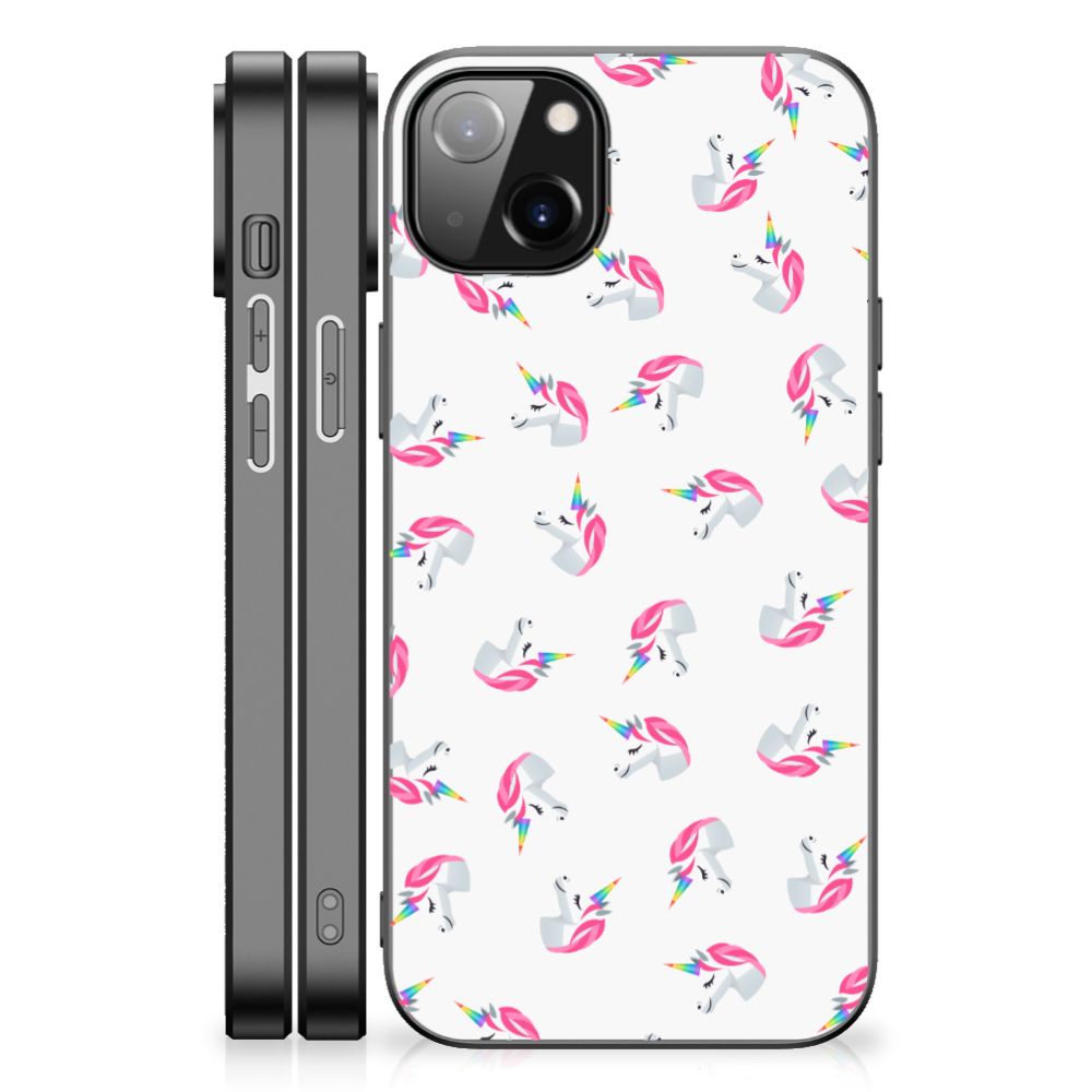Back Case voor iPhone 14 Plus Unicorns
