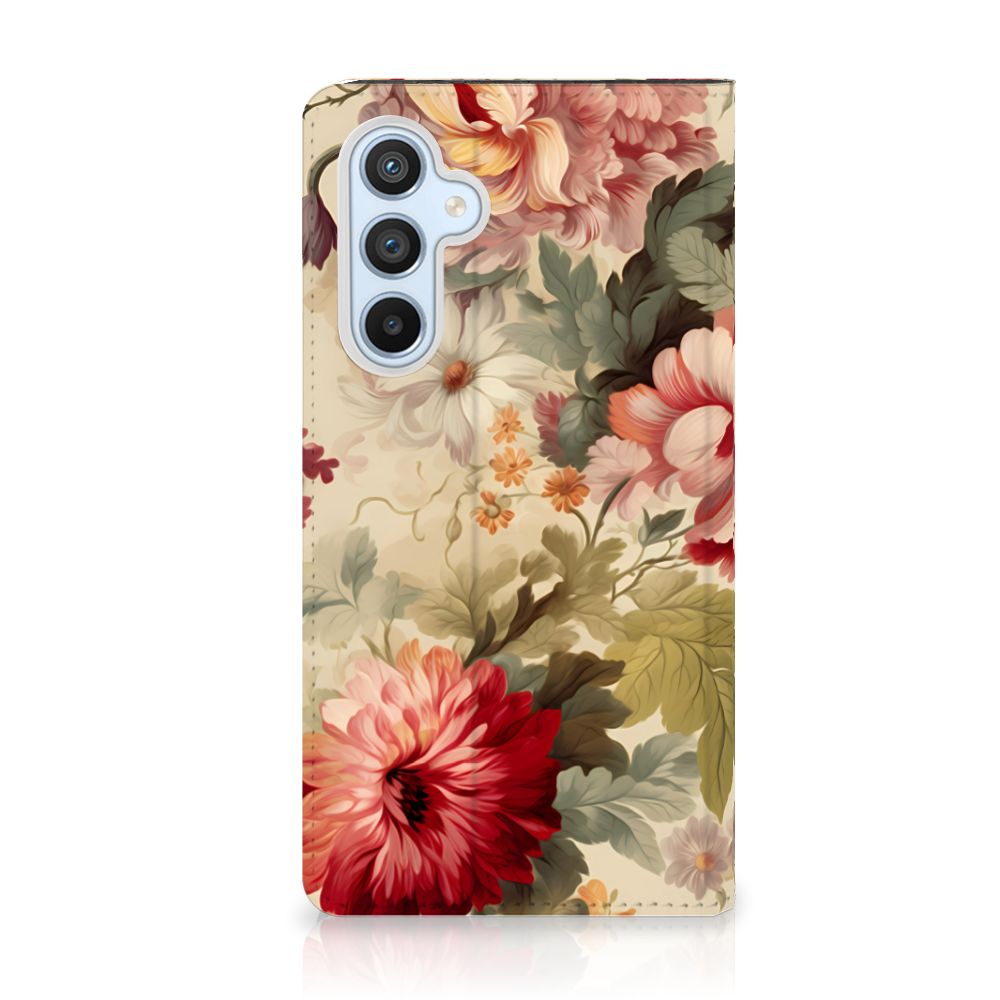 Smart Cover voor Samsung Galaxy A54 Bloemen
