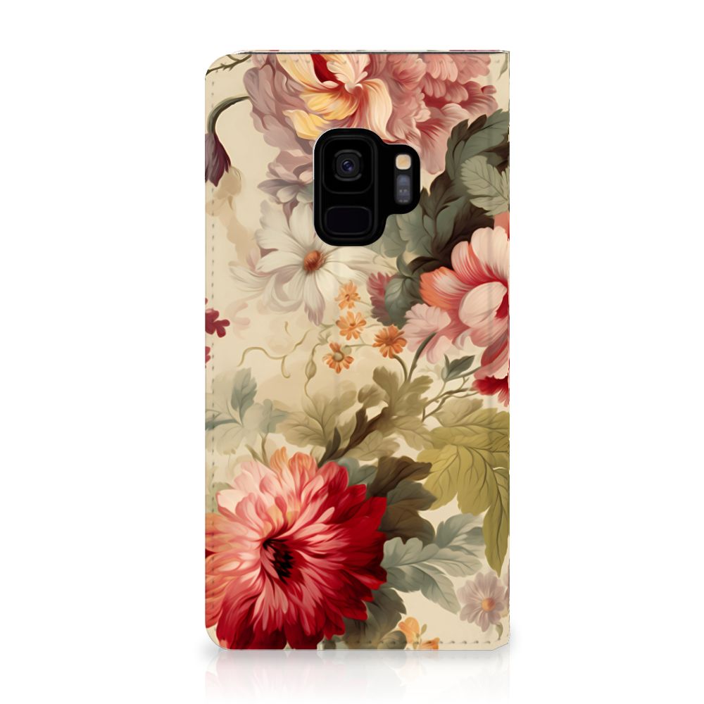 Smart Cover voor Samsung Galaxy S9 Bloemen