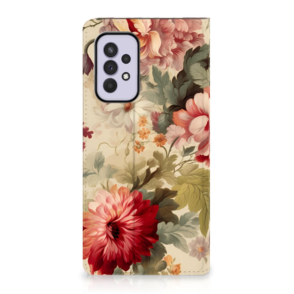 Smart Cover voor Samsung Galaxy A33 5G Bloemen