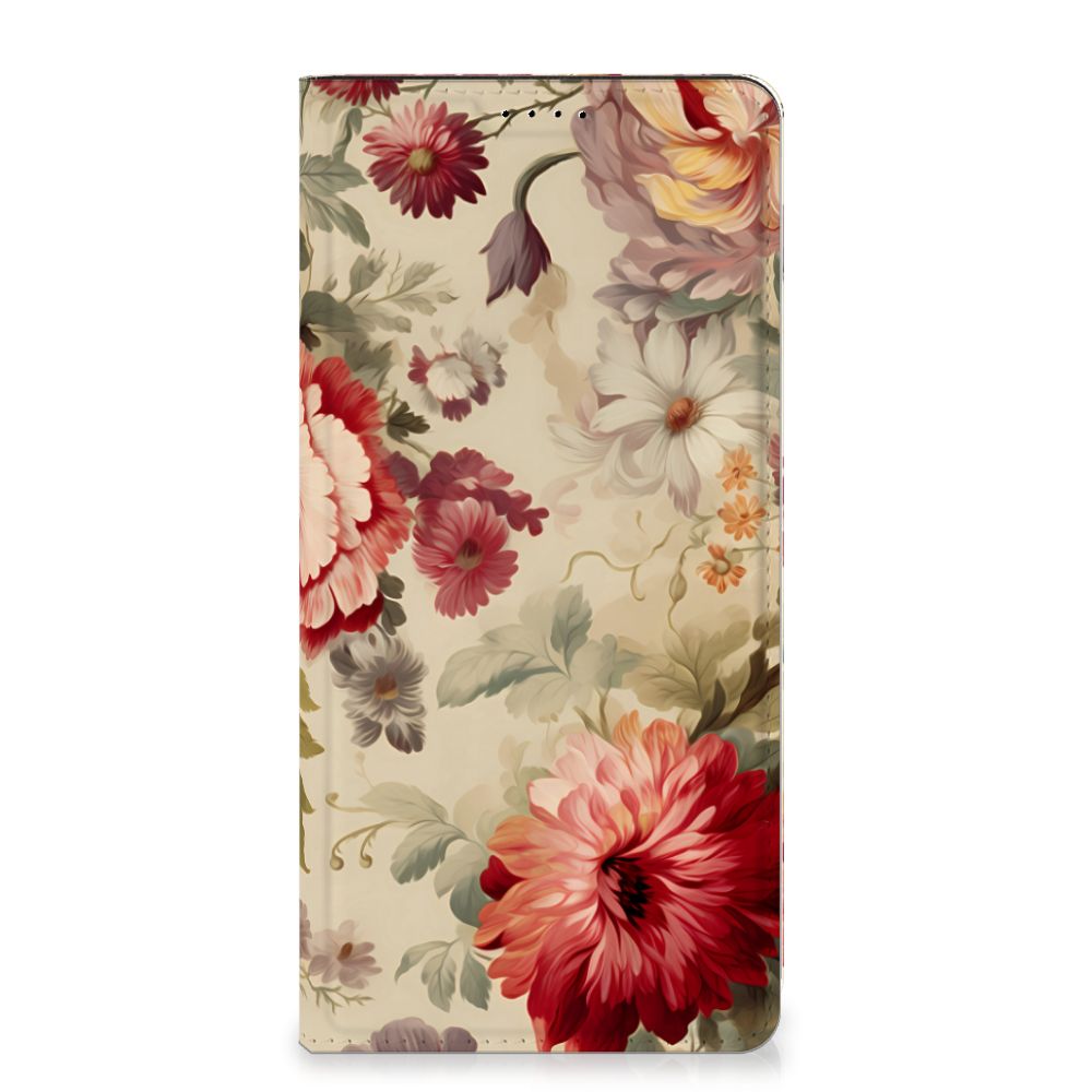 Smart Cover voor Samsung Galaxy A15 Bloemen