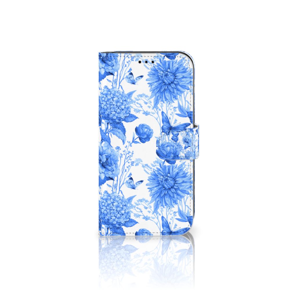 Hoesje voor Apple iPhone 11 Flowers Blue