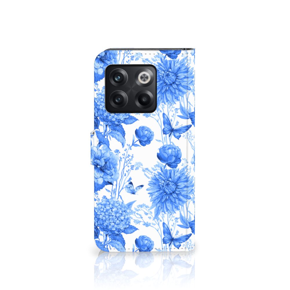 Hoesje voor OnePlus 10T Flowers Blue