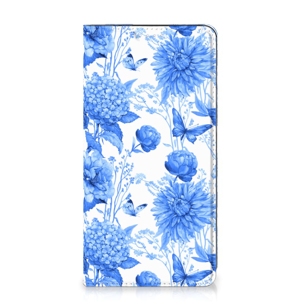 Smart Cover voor Samsung Galaxy S20 FE Flowers Blue