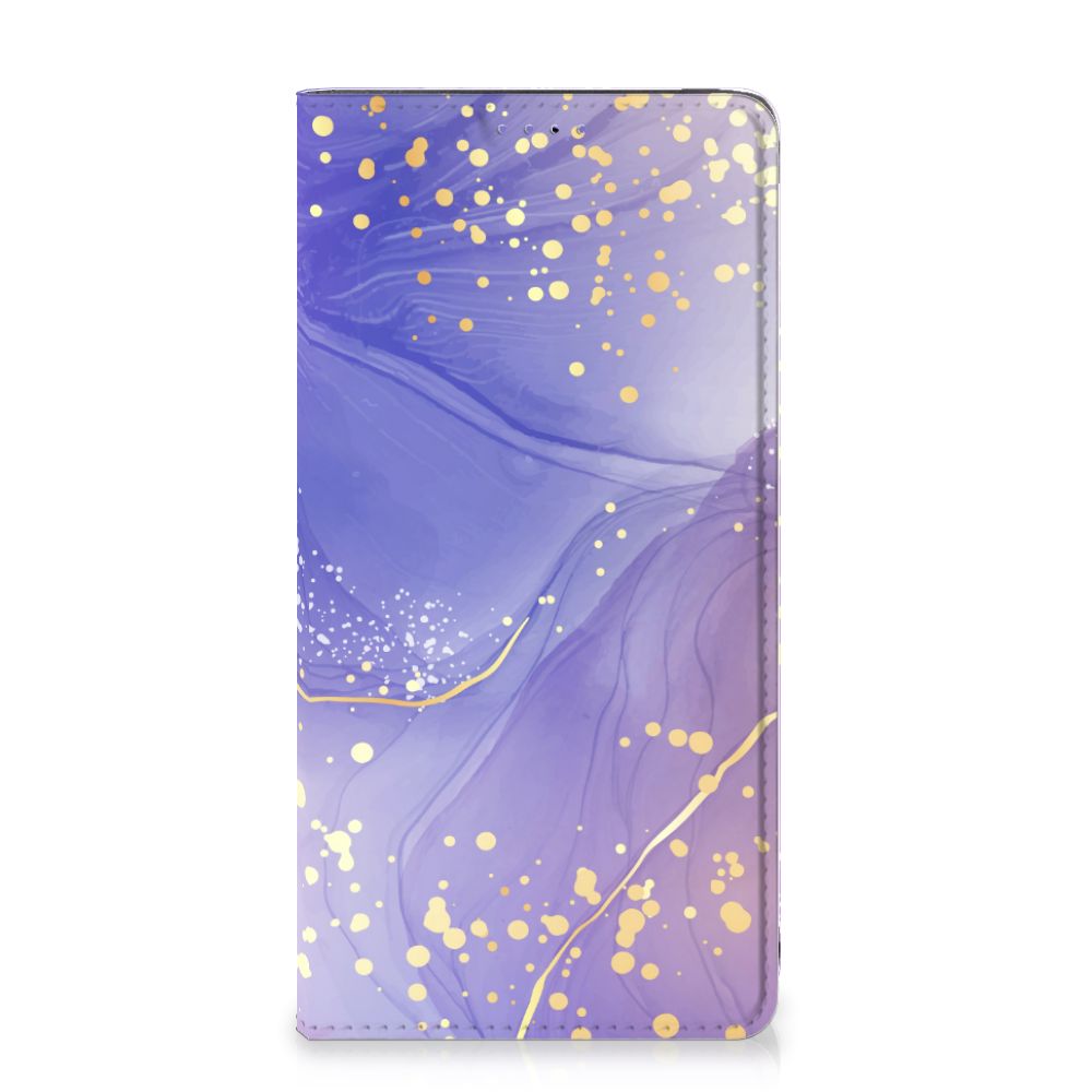 Bookcase voor Samsung Galaxy A51 Watercolor Paars