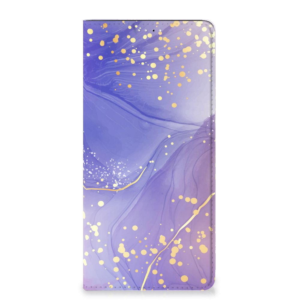Bookcase voor Samsung Galaxy A33 5G Watercolor Paars