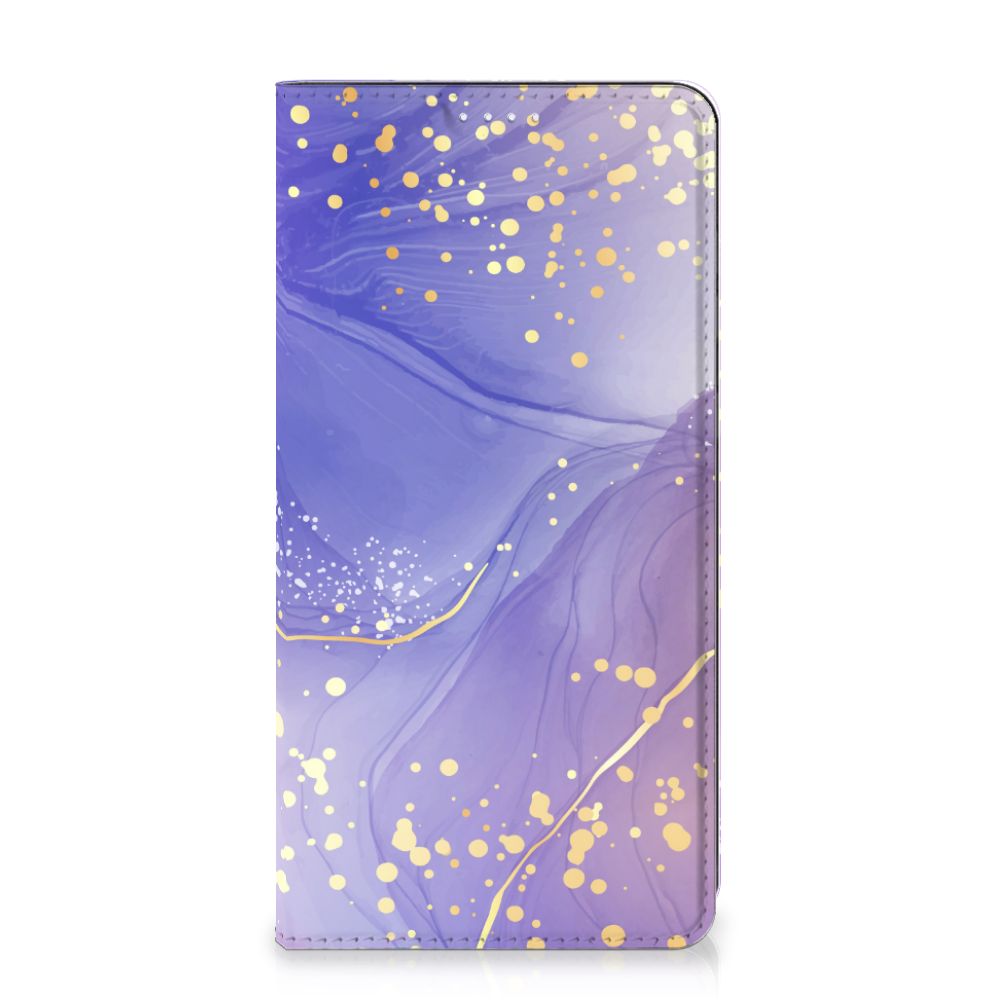 Bookcase voor Samsung Galaxy S20 FE Watercolor Paars
