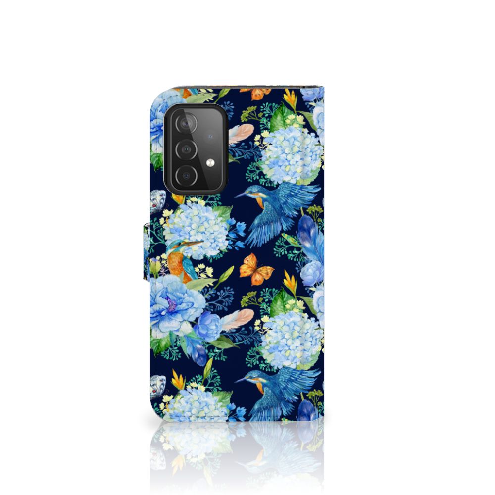 Telefoonhoesje met Pasjes voor Samsung Galaxy A52 IJsvogel