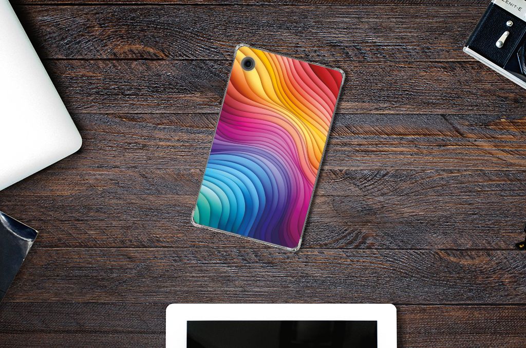 Back Cover voor Samsung Galaxy Tab A9 Regenboog