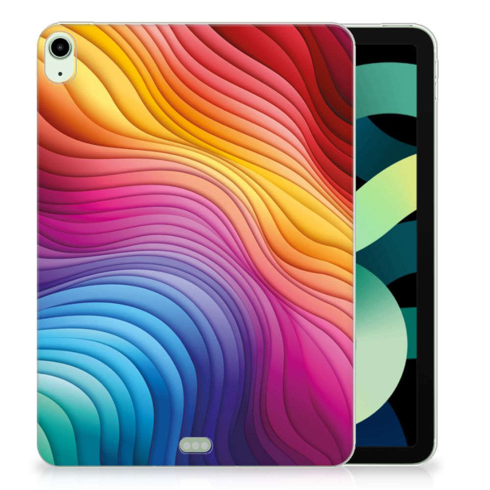 Back Cover voor iPad Air (2020/2022) 10.9 inch Regenboog