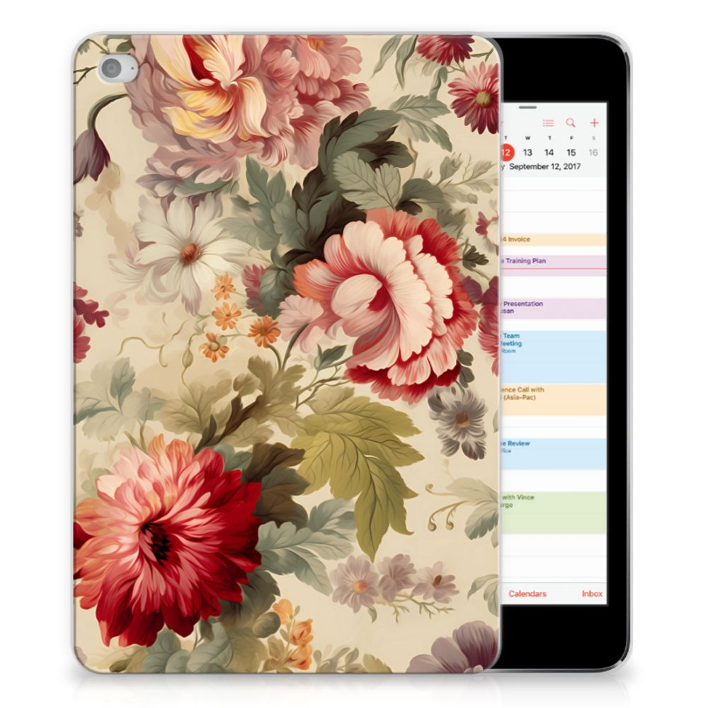 Siliconen Hoesje voor Apple iPad Mini 4 | Mini 5 (2019) Bloemen