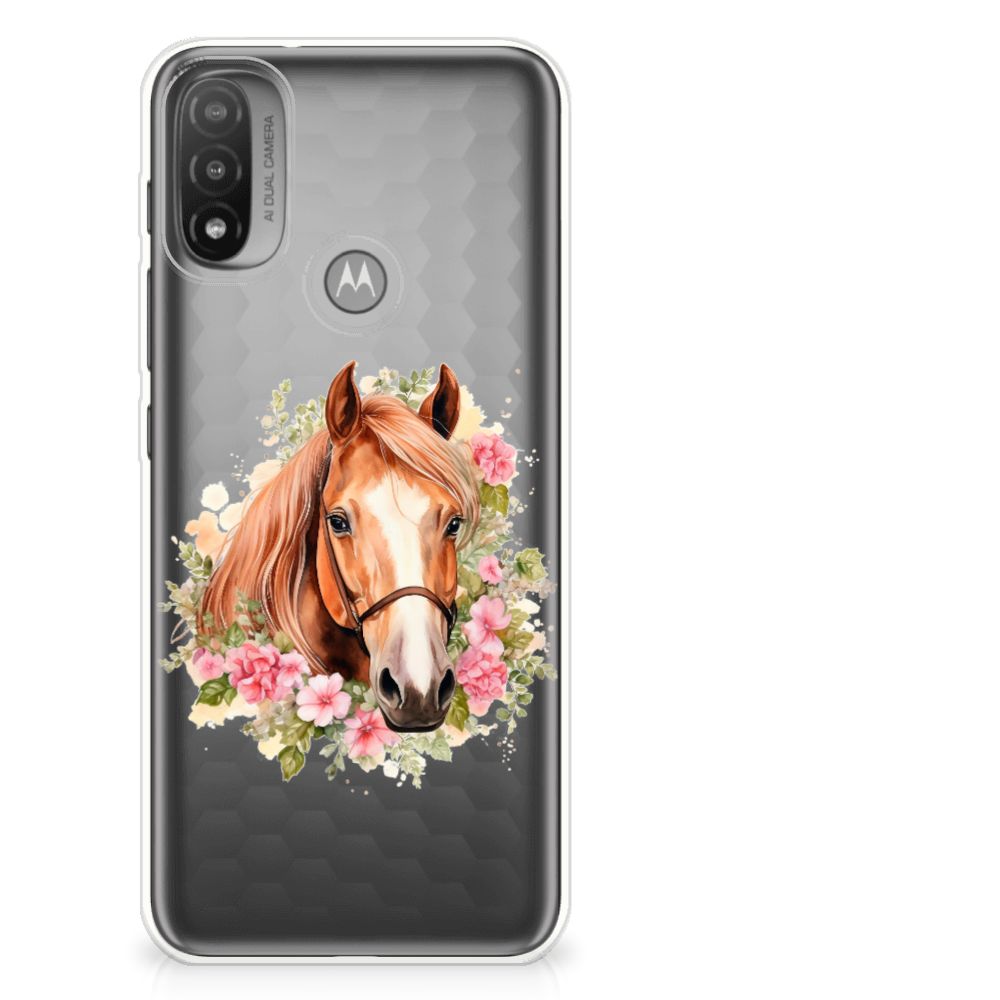 TPU Hoesje voor Motorola Moto E20 | E40 Paard