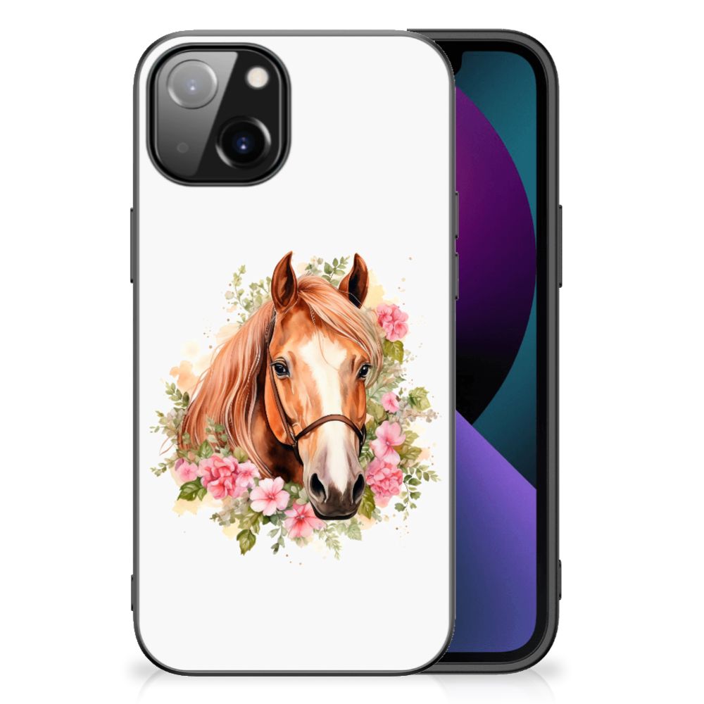 Dierenprint Telefoonhoesje voor Apple iPhone 13 Paard