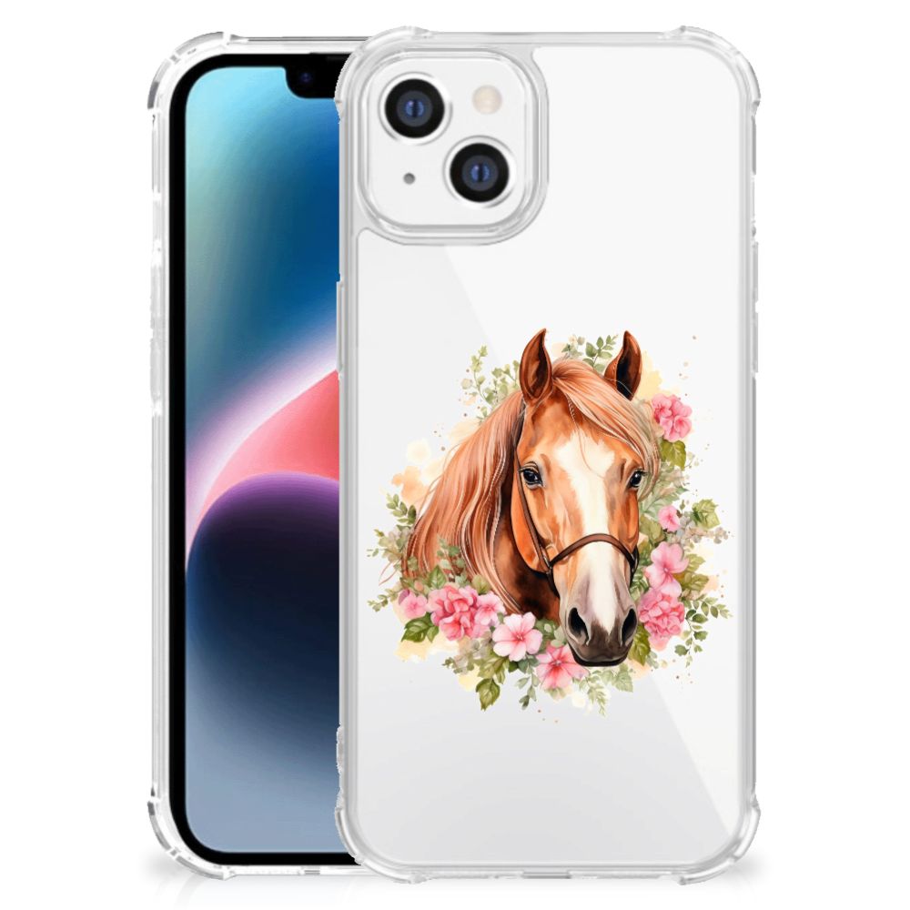 Case Anti-shock voor Apple iPhone 14 Plus Paard