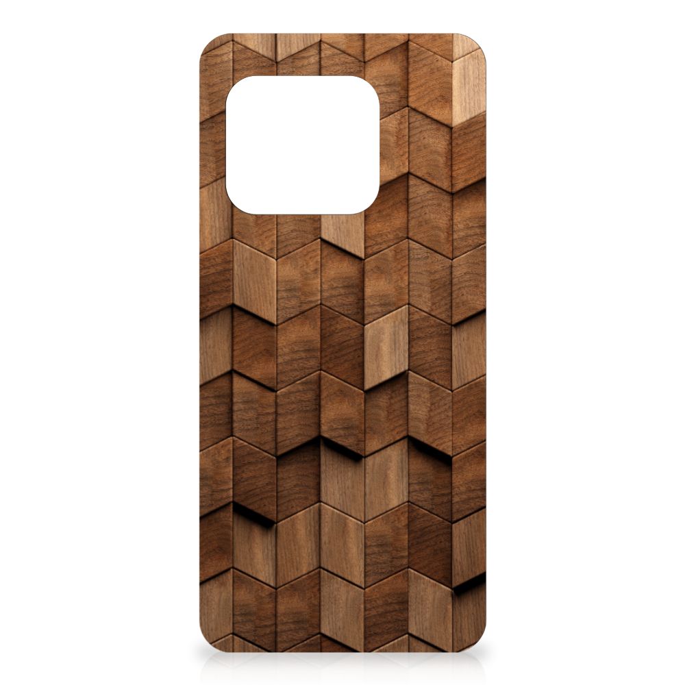Bumper Hoesje voor OnePlus 10T Wooden Cubes