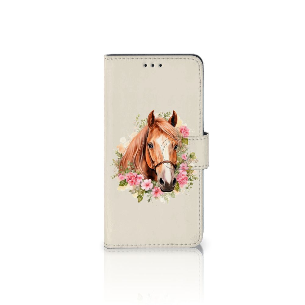 Telefoonhoesje met Pasjes voor Huawei P10 Lite Paard