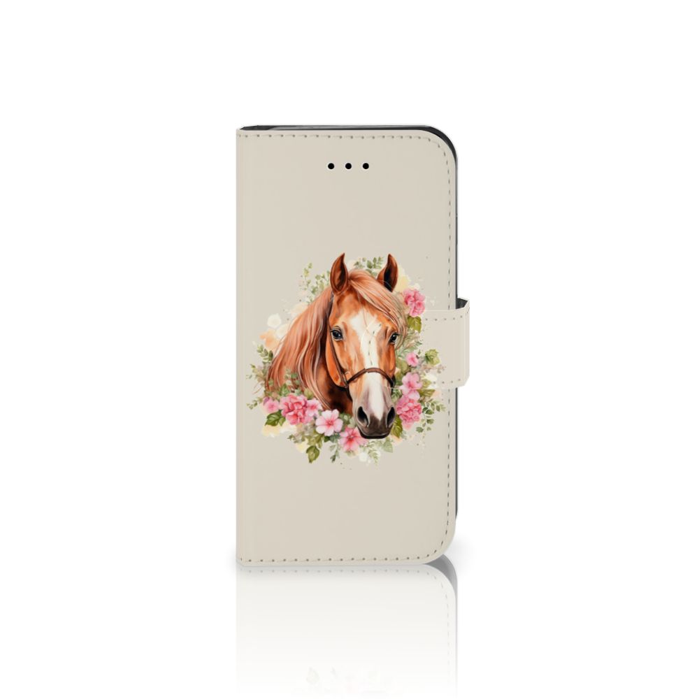 Telefoonhoesje met Pasjes voor iPhone 7 | 8 | SE (2020) | SE (2022) Paard