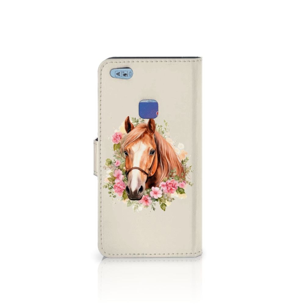 Telefoonhoesje met Pasjes voor Huawei P10 Lite Paard